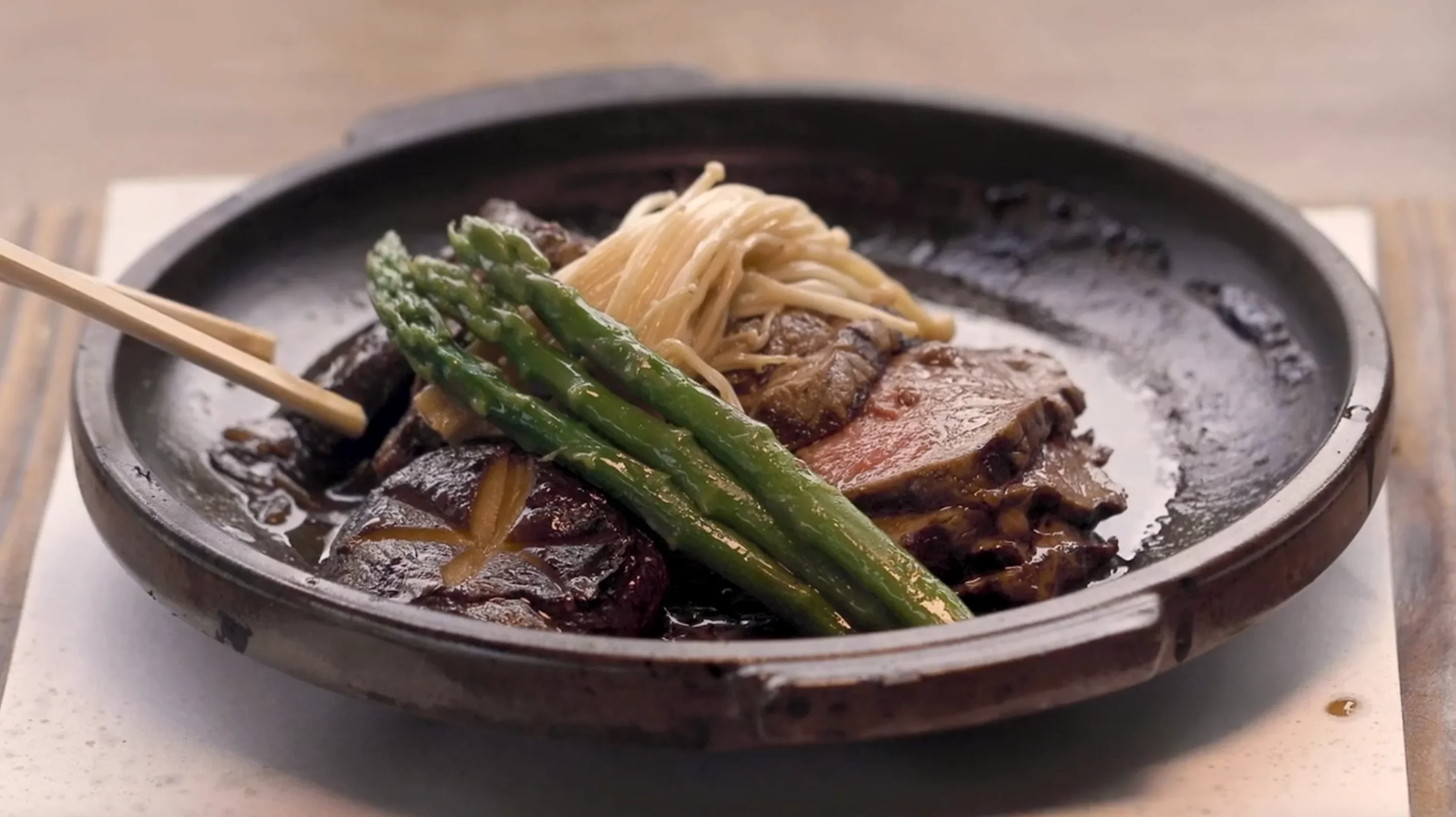 Nobu style Beef Toban Yaki